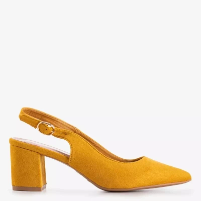 OUTLET Mustáros női szandál a Siofra postán - Lábbeli