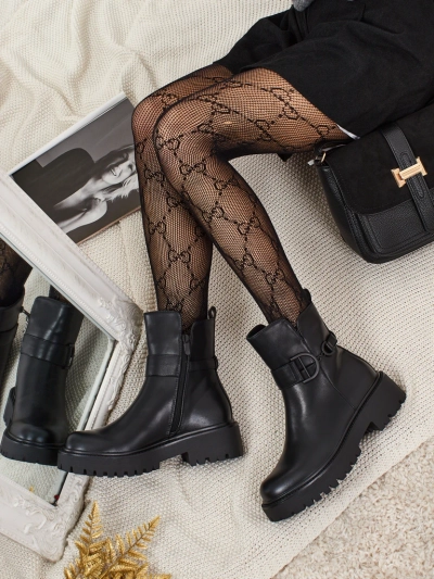 Marques női öko bőr bokacsizma