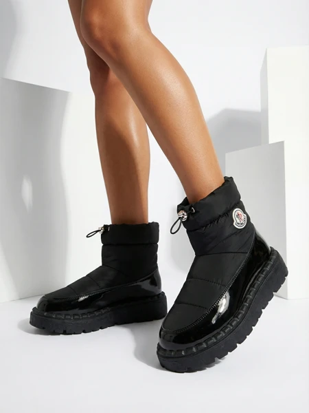 Royalfashion Női csúszós hócsizma fekete színben Ireda