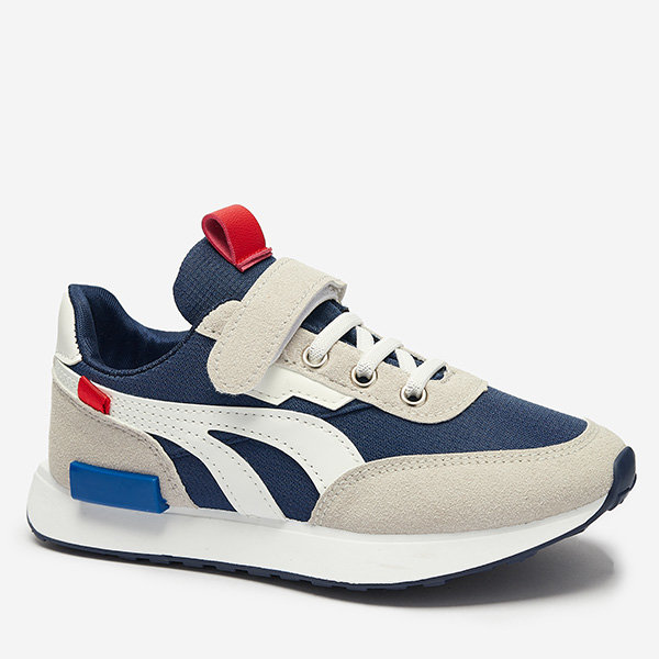 Gyermek sportcipő tengerészkék-szürke színben Kaxo- Footwear