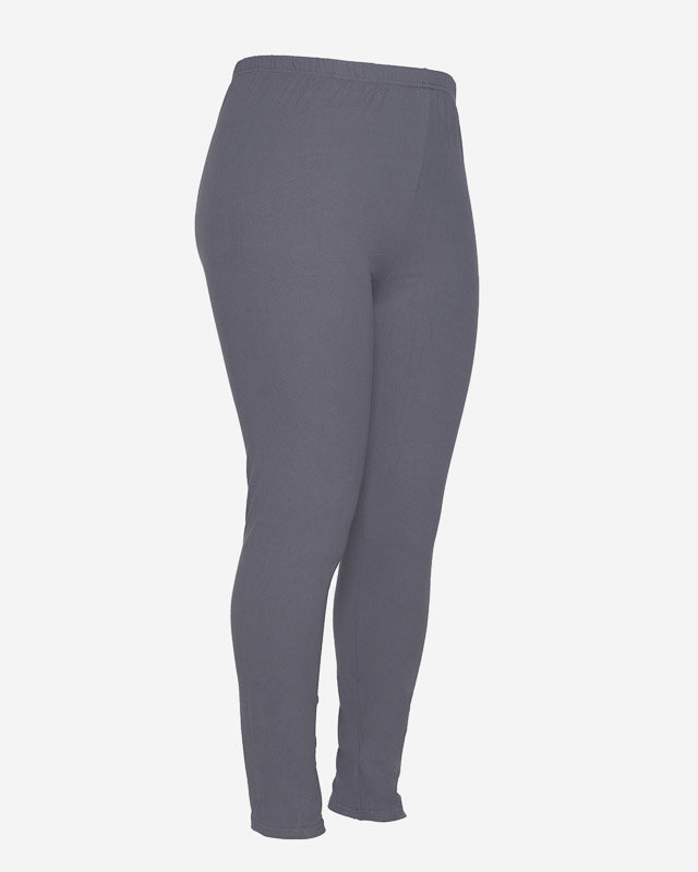 Sötétszürke női bambusz leggings PLUSZ MÉRET - Ruházat