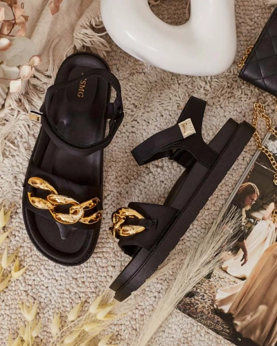 Royalfashion Női Orette láncos szandál