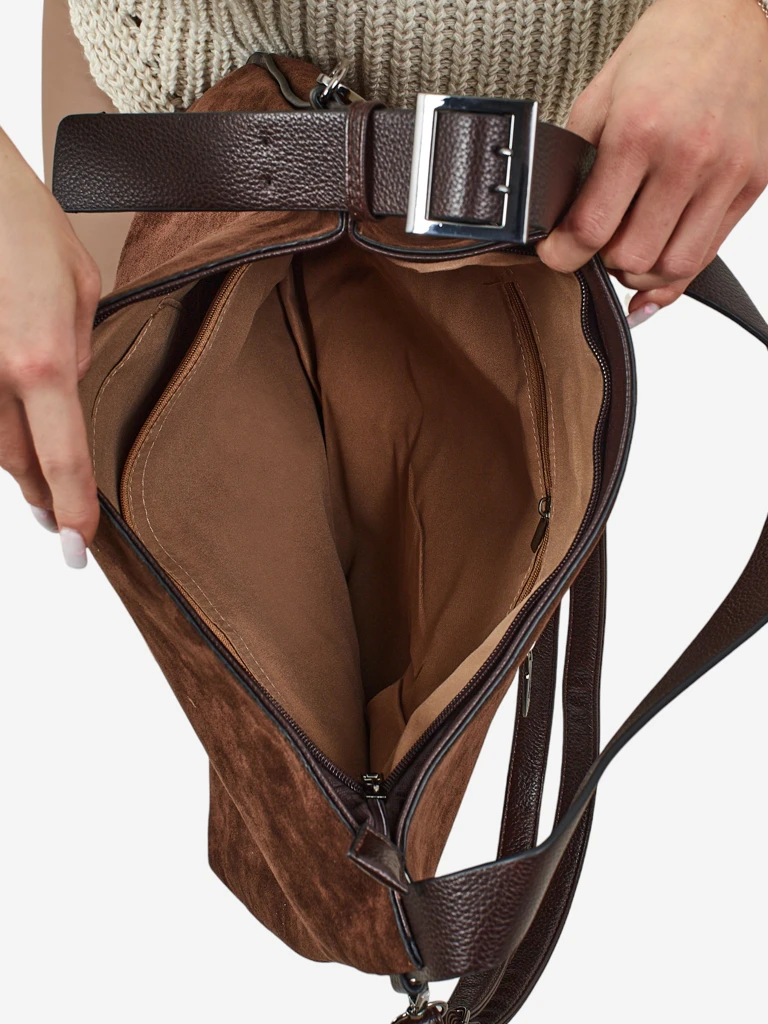 Donenn női shopper táska öko-velúrból