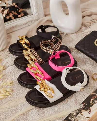 Royalfashion Női Orette láncos szandál