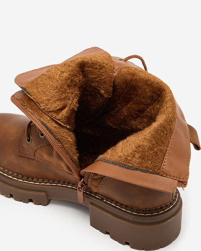 Royalfashion Női bagger csizma barna színben Muasers