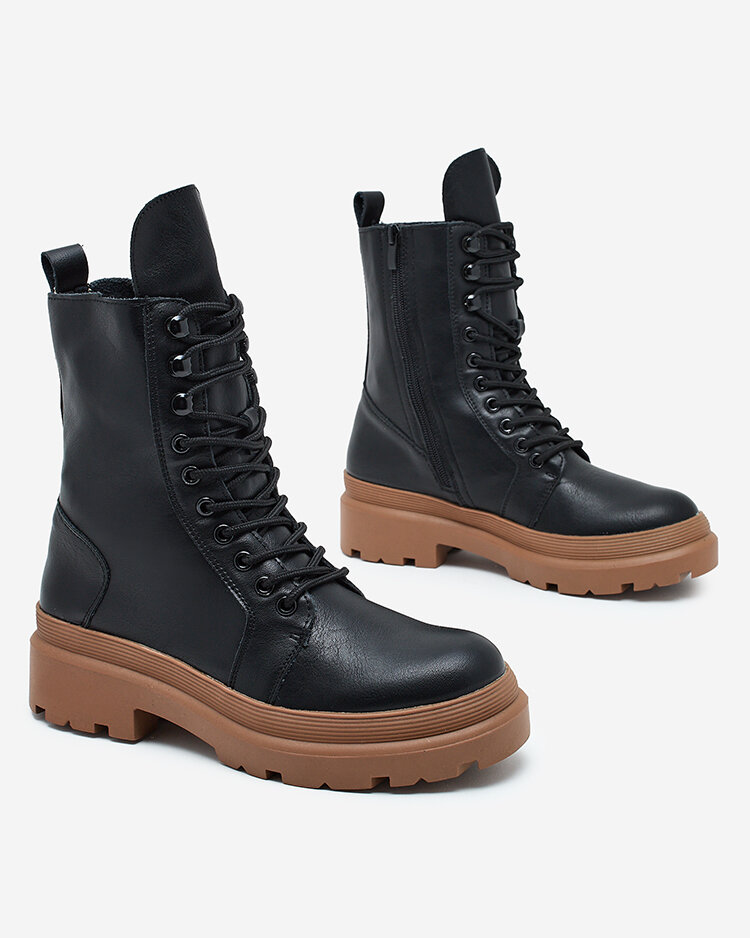 Royalfashion Eco bőr női bagger csizma Vederme