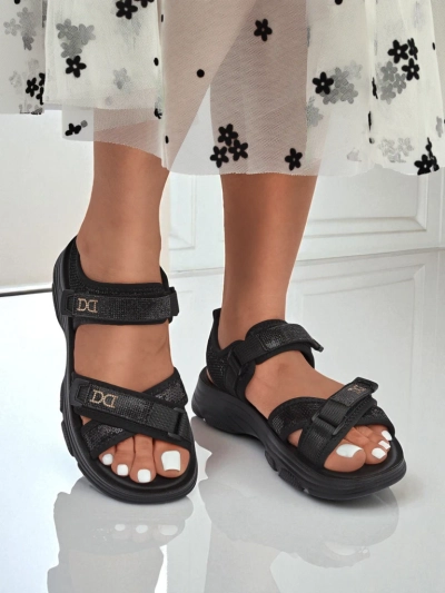 Royalfashion női szandál flitterekkel ShineStep