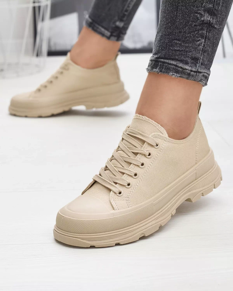 Világosbarna Ohema női sportcipő - Lábbeli