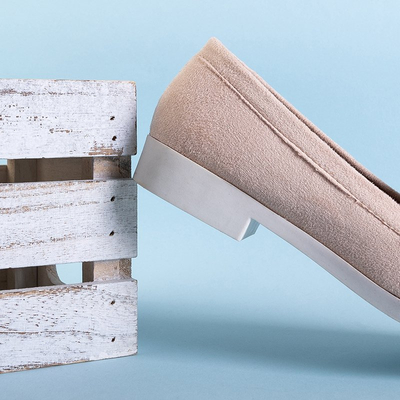 Atrugiel porított női mokaszin bojtokkal - Lábbeli