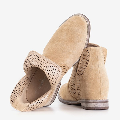 Barna csizma beltéri ékön a'la cowboy csizma Besiks- Cipő