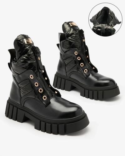 Royalfashion Női csizma fekete színben Selilka