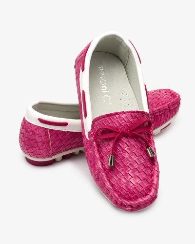 Fukszia gyermek mokaszin Dannad- Footwear