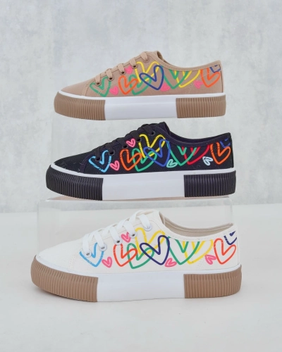Royalfashion Női sneakers nyomattal Sercess