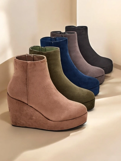 Royalfashion Női cipő Wedge Boots Sieffa