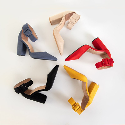 Női piros szivattyúk Adiess - Cipők