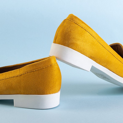 Mustár rojtos női cipők Atrugiel - Cipők