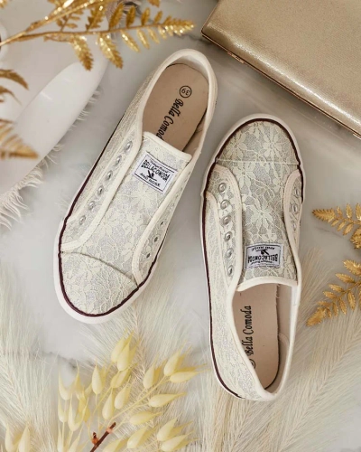 Royalfashion női Imilla brokát tornacipő