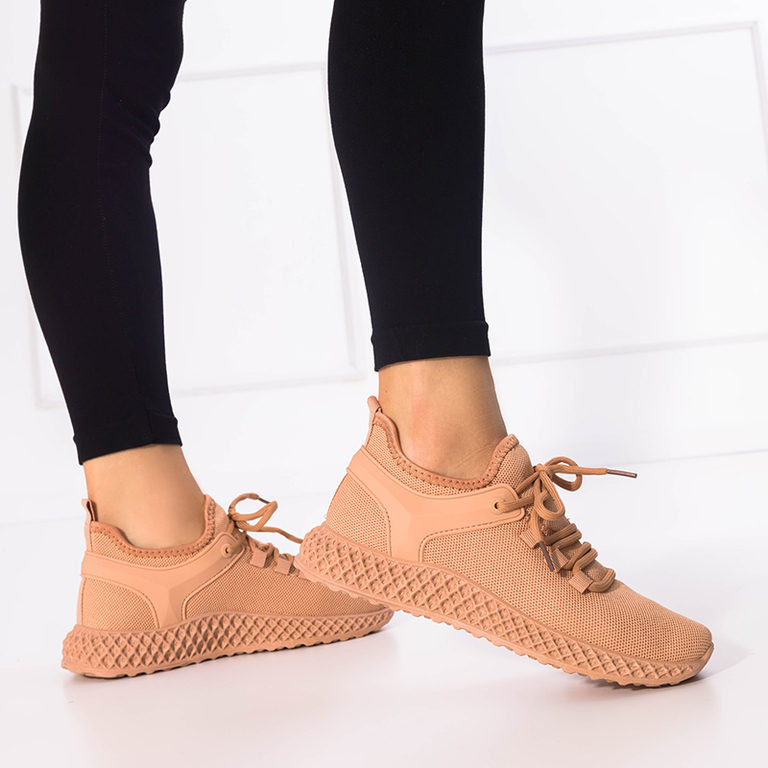 OUTLET Női sportcipő teve színben Modika - Lábbeli