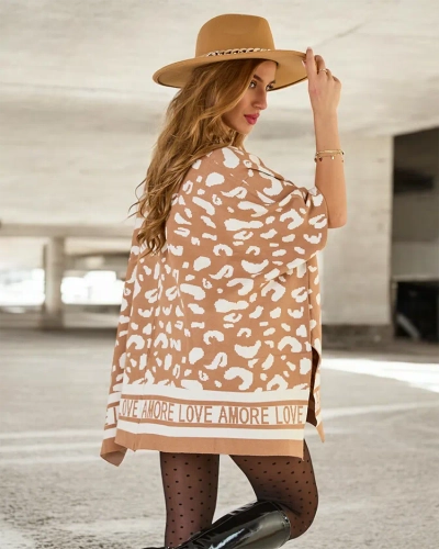 Royalfashion Női print poncsó
