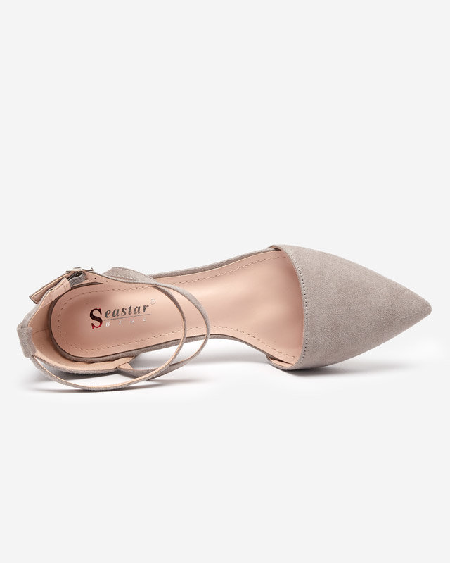 Női szürke szandál oszlopon Crisco - Footwear