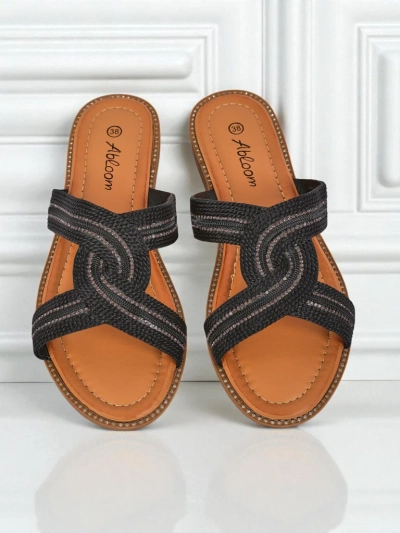 Royalfashion Női fonott papucs Woven Breeze