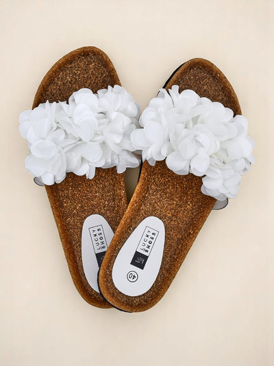 Royalfashion női papucs virágokkal Flora Soft