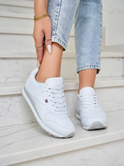 Sneaker Atelier Bianca - Klasszikus Fehér Női Cipő