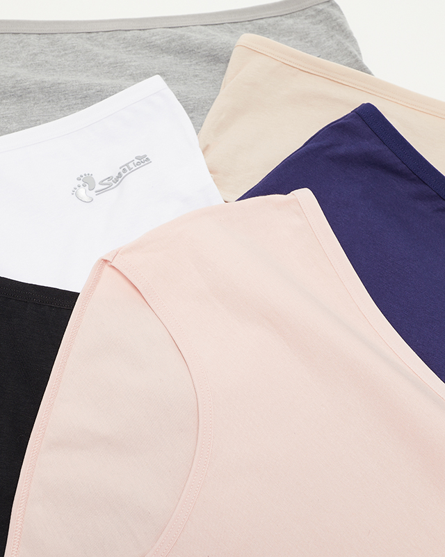 Női rövidnadrág szett, típusalsó PLUSZ MÉRET 6 / csomag - Fehérnemű