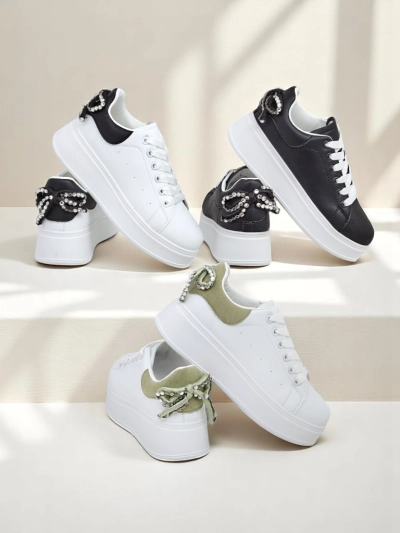 Royalfashion Női platform sportcipők Szalag Kötés