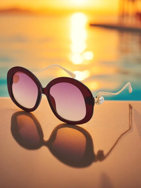 Royalfashion Napszemüveg dekoratív szárakkal Glam Shine