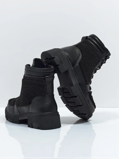 Női Ardella worker bakancsok szőrmével