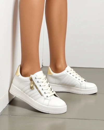 Royalfashion Női sportcipők díszcipzárral Evrove