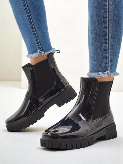 Royalfashion Lakkos női gumicsizma EriEri