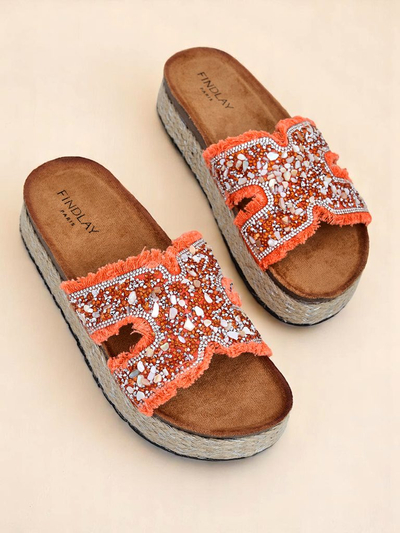 Royalfashion női papucs Candy Candy díszítéssel