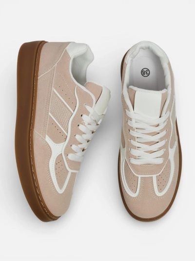 Luna Bézs Színű Női Ökológiai Alkalmi Tavaszi Sneakerek