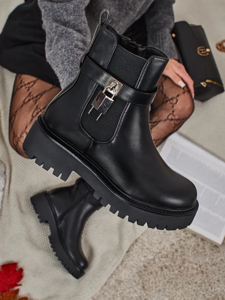 Talve női öko bőr bokacsizma