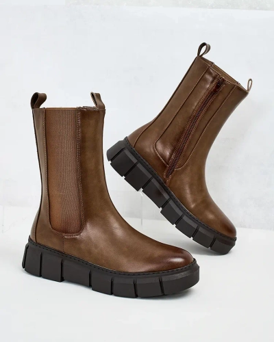 Royalfashion Női platform csizma Couell