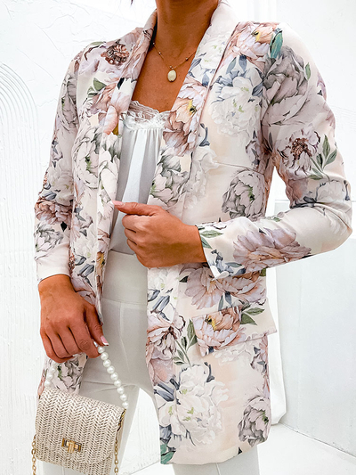 Royalfashion Női virágos blézer típusú ágytakaró