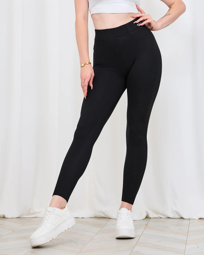 Royalfashion Fekete szigetelt női leggings