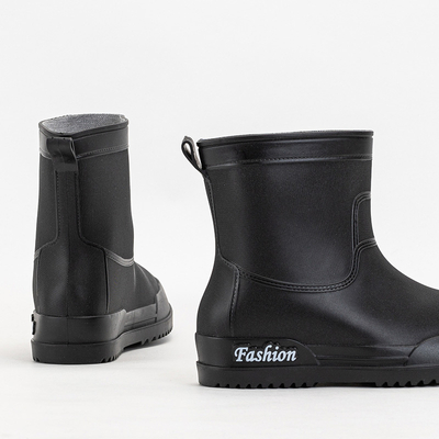 Matt fekete női esőcsizma Aqapi - Lábbeli