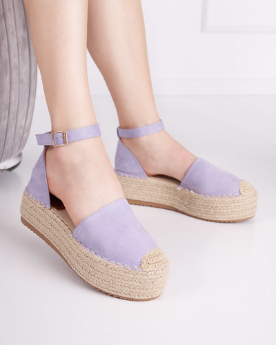 OUTLET Violet női szandál a'la espadrilles Olikar platformon - Cipők