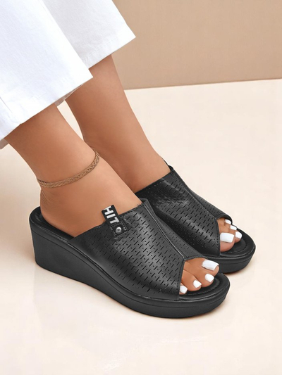 Royalfashion Női ékpántos Luna Wedge papucs