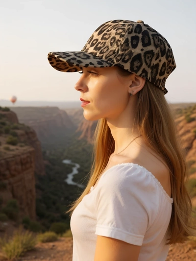 Royalfashion Leopárd mintás baseball sapka Stílus