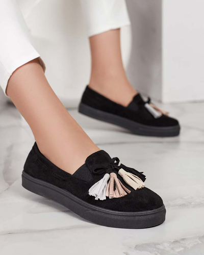 Royalfashion Női mokaszinok bojtokkal Bererto