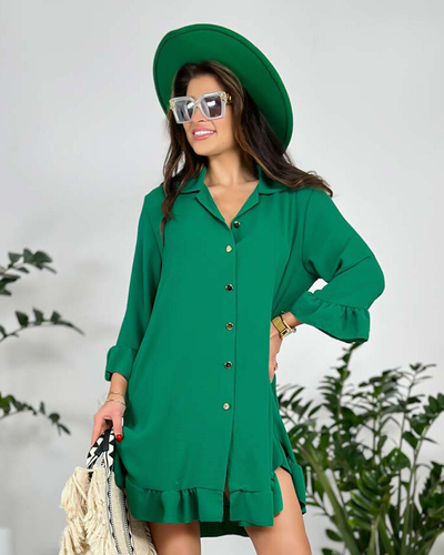 Royalfashion Női oversize ruha rojtokkal