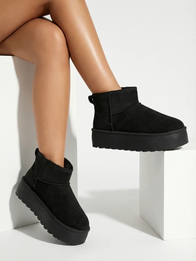 Luna Női Bokacsizma Fekete Bőr Elegáns Őszi