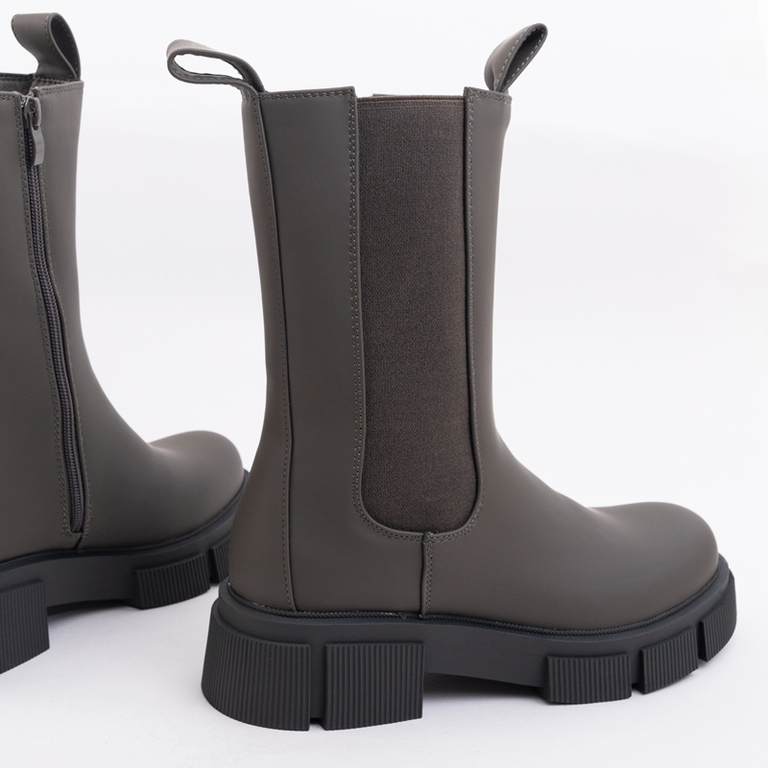 OUTLET Zöld matt Opiu-Footwear csizma