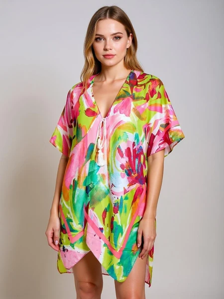 Royalfashion Pareo - Női nyári strandtunika mintás dizájnnal Wild Coast