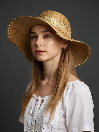 Royalfashion Női szalmakalap Serelina