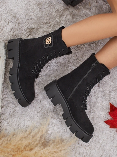 Royalfashion Női Milloze worker stílusú bokacsizma